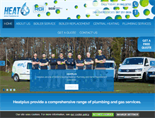 Tablet Screenshot of heatplus.ie